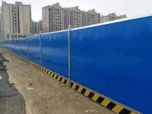 渭南藍色彩鋼圍擋價格